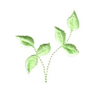 rose leaves free machine embroidery design flower botanical plant roses art pes hus dst