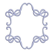 bow scroll for monogram monogramming frame border circle heirloom stitchery machine embroidery design needle passion embroidery needlepassion npe bernina artista art pes hus jef dst designs