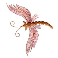 dragonfly wings machine embroidery designs for variegated thread, bug, insect, butterfly, critter, flying, buzzing, multi-coloured, multi-color, multi-colour, colour changing thread