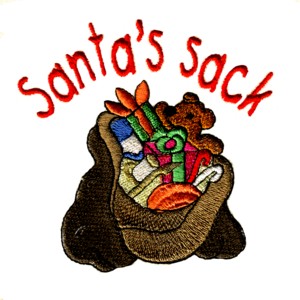 machine embroidery santa's sack santa presents gifts parcels box art pes hus jef dst exp needle passion embroidery