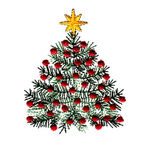 machine embroidery design christmas pine tree art pes hus jef dst exp needle passion embroidery