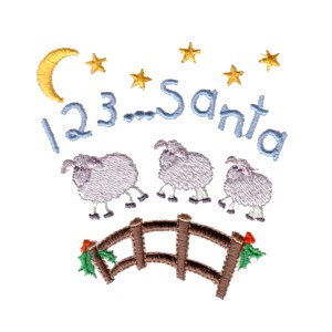 embroidery 1 2 3 s=counting sheep sleep sleeping design christmas xmas machine embroidery design art pes hus jef dst exp needle passion embroidery